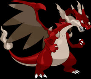 Fierce Charizard Pokemon PNG image with transparent background