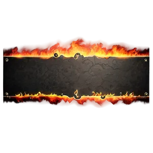 Fierce Fire Border Png 7 PNG Image