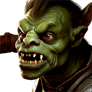 Fierce Goblin Warrior PNG 05252024 PNG