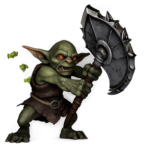 Fierce Goblin Warrior PNG bhd33 PNG