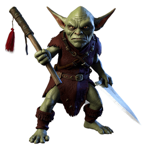 Fierce Goblin Warrior PNG oxs PNG