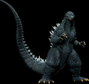 Fierce Godzilla Figure Isolated PNG image with transparent background