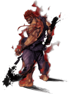Evil Ryu Super Street Fighter, HD Png Download PNG with transparent background