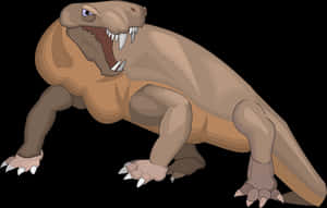Fierce_ Tyrannosaurus_ Rex_ Illustration PNG image with transparent background