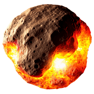Fiery Asteroid PNG lay88 PNG