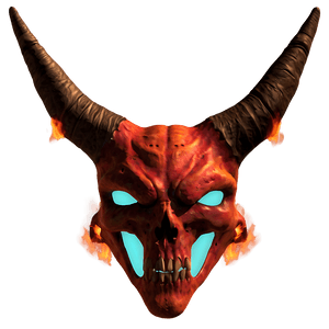 Fiery Devil Horns PNG xby55 PNG image with transparent background