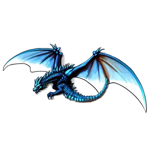 Fiery Dragon Wings Graphic Png Qih PNG Image