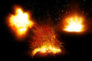 Fiery_ Explosions_ Background PNG image with transparent background