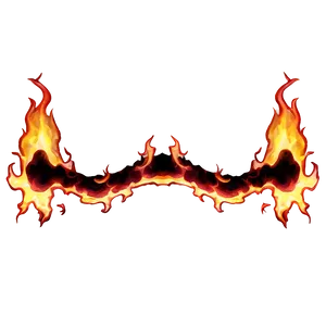 Fiery Inferno Border Png Crh53 PNG Image