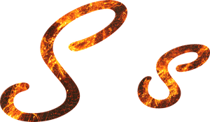 Letter, S, Fire, Embers, Lava, Font, Write, Type, Fonts - Different Types Of Letter S, HD Png Download PNG image with transparent background