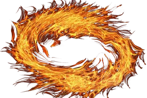 Fiery_ Swirl_ Abstract PNG Image