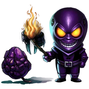 Fiery Villain Png Cxk51 PNG Image