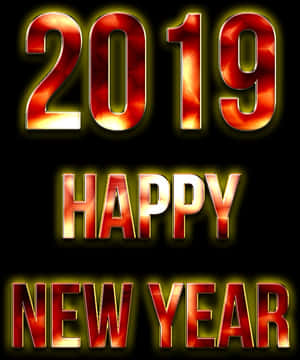 2019 Happy New Year Png Free Image - Graphic Design, Transparent Png PNG image with transparent background