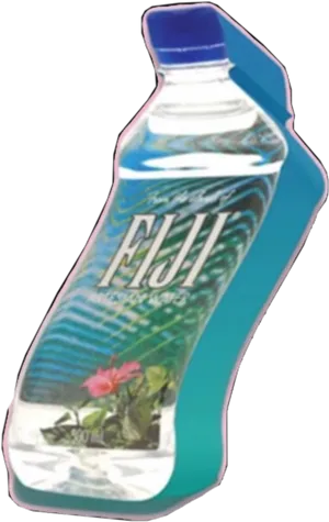 Fiji Water Bottle Transparent Background PNG Image