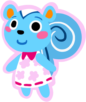 Filbert From Animal Crossing - Filbert Animal Crossing Fanart, HD Png Download PNG image with transparent background