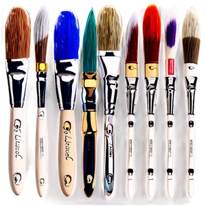 Filbert Paint Brushes Png Lqr PNG Image