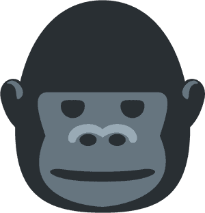 File Twemoji F D - Discord Gorilla Emoji, HD Png Download PNG image with transparent background