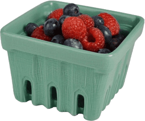#filler #png #berries #food #freetoedit - Ceramic Berry Basket, Transparent Png PNG image with transparent background