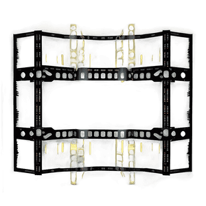 Film Frame with Sprockets PNG ieh50 PNG
