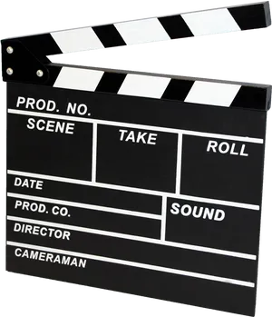 Film Production Clapperboard.png PNG Image