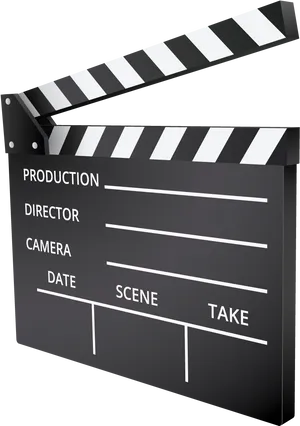 Film Production Clapperboard.png PNG Image