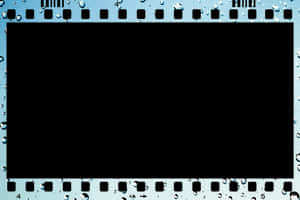Film Strip Framewith Water Drops PNG with transparent background