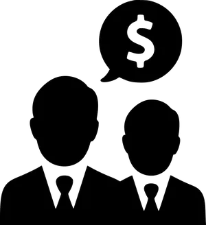 Financial Discussion Icon PNG Image