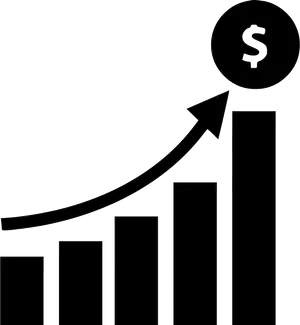 Financial Growth Graph PNG Image