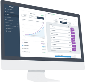 Financial Planning Software Interface PNG image with transparent background