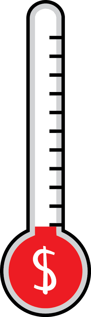 Transparent Goal Thermometer Png, Png Download PNG with transparent background