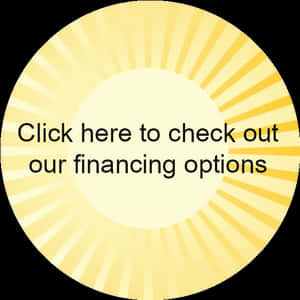 Financing Options Sunburst Graphic PNG image with transparent background