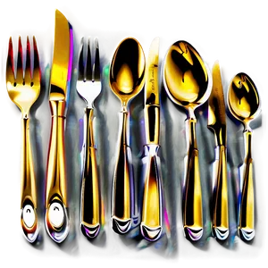 Fine Dining Utensils Set Png Ntk PNG Image
