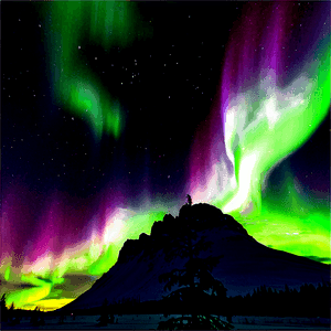 Finland Aurora Borealis PNG pam2 PNG image with transparent background