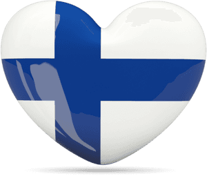 Finland Flag Icon Heart, HD Png Download PNG image with transparent background