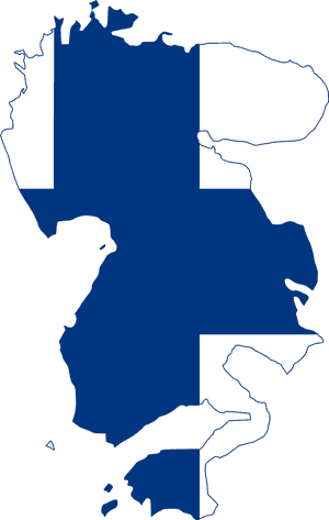 Finland Flag Map Png, Transparent Png PNG image with transparent background