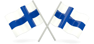 Finnish Crossed Flags, HD Png Download PNG image with transparent background