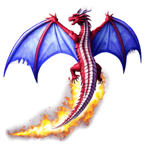 Fire-Breathing Dragon PNG 05032024 PNG image with transparent background