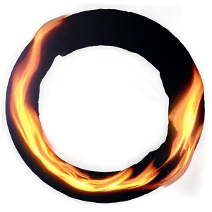 Fire Circle D PNG Image