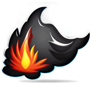 Fire Emoji Cartoon PNG 06212024 PNG