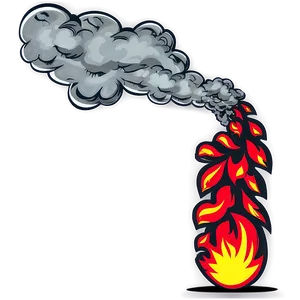 Fire Explosion Cartoon Png Hav PNG Image