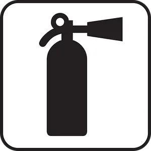 Fire Extinguisher Sign Icon PNG Image