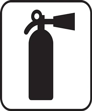 Fire Extinguisher Sign Icon PNG Image