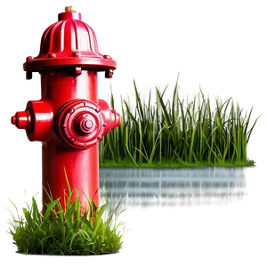 Fire Hydrant In Grass Png Kft PNG Image