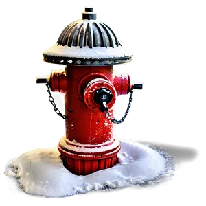 Fire Hydrant In Snow Png Dpm70 PNG Image