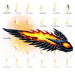 Fire Wing Png Iki57 PNG Image