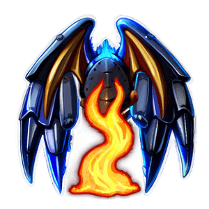 Fire Wing PNG ptk66 PNG
