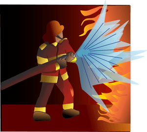Firefighter Fight Fire Clipart, HD Png Download PNG image with transparent background