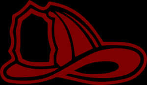 Firefighter Helmet Outline PNG image with transparent background