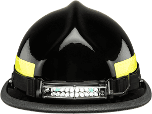 Foxfury Command Tilt White & Green Led Headlamp / Helmet - Safety Helmet With Lights, HD Png Download PNG with transparent background