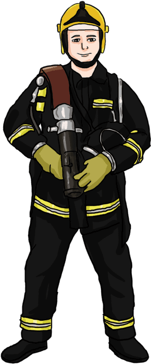 Pictures Asoboo Info - Firefighter Clipart, HD Png Download PNG image with transparent background